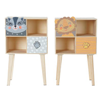 Chest of drawers DKD Home Decor Pinewood (40 x 27 x 66 cm) (2 pcs)