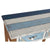 Side table DKD Home Decor White Rope Navy Blue MDF Wood Celeste (80 x 40 x 75 cm)