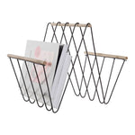 Magazine rack DKD Home Decor Iron MDF Wood (41 x 31 x 36 cm)