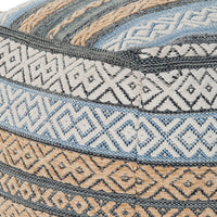 Pouffe DKD Home Decor Stripes Cotton (50 x 50 x 50 cm)