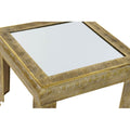 Side table DKD Home Decor Metal Mirror (51 x 51 x 45 cm)