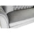 3-Seater Sofa DKD Home Decor Polyester Metal Light Grey (230 x 88 x 81 cm)