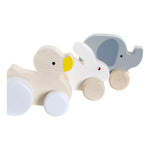 Wooden Game DKD Home Decor animals (3 pcs)