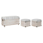 Chest DKD Home Decor Polyurethane Wood (3 pcs)