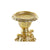 Candle Holder DKD Home Decor Resin Golden (9 x 9 x 29 cm)