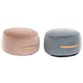 Pouffe DKD Home Decor Polyester Foam (40 x 40 x 25 cm) (2 pcs)