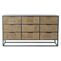 Sideboard DKD Home Decor Metal Fir (123 x 40 x 68 cm) (Refurbished D)