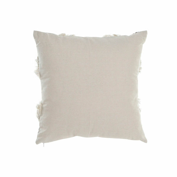 Coussin DKD Home Decor 8424001833795 Blanc Noir Carré Colonial 45 x 10 x 45 cm