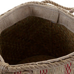 Basket DKD Home Decor Jute Fibre Bali (2 pcs)