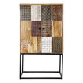 Sideboard DKD Home Decor Metal Mango wood (84 x 43 x 151 cm)