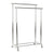 Coat Stand with Wheels DKD Home Decor Metal polypropylene (81 x 44 x 160 cm)