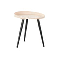 Side table DKD Home Decor Black Pink Metal MDF Wood (40 x 40 x 43 cm)