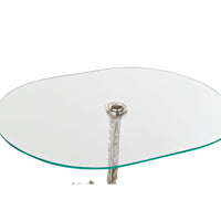 Side table DKD Home Decor Aluminium Crystal Horse (54 x 39 x 57 cm)