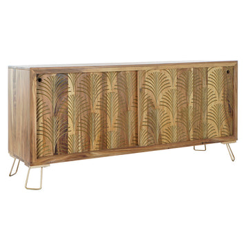 Sideboard DKD Home Decor Metal Rosewood (160 x 45 x 75 cm)