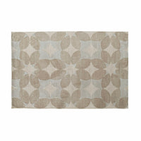 Carpet DKD Home Decor Beige Polyester Cotton Circles (120 x 180 x 0.9 cm)