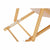 Lettino DKD Home Decor Marrone Naturale Poliestere MDF (57,5 x 113 x 77 cm)