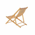 Sun-lounger DKD Home Decor Brown Natural Polyester MDF (57,5 x 113 x 77 cm)