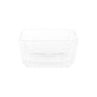 Snack tray DKD Home Decor 21 x 21 x 6 cm Crystal Natural 280 ml