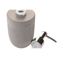 Dispenser di Sapone DKD Home Decor Grigio Cemento polipropilene