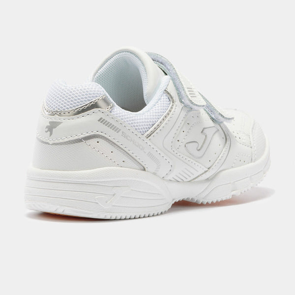 Chaussures de Sport pour Enfants  SPORT SCHOOL JR 2102  Joma Sport  WSCHOW2102V Blanc