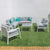 Garden sofa Thais 73,20 x 74,80 x 73,30 cm Aluminium White
