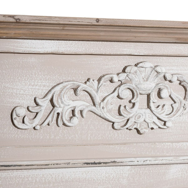 Façades de cheminée Bois d'épicéa Bois MDF 134 x 24 x 111 cm