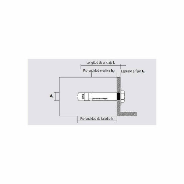 Boîte à vis CELO 10 x 60 mm 20 Unités zingage