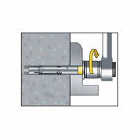 Boîte à vis CELO 10 x 60 mm 20 Unités zingage