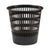 Rubbish bin Faibo Grille Black polypropylene Plastic 16 L 16 L