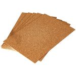 Materials for Handicrafts Faibo Brown Cork 20 x 30 cm (10 Pieces)