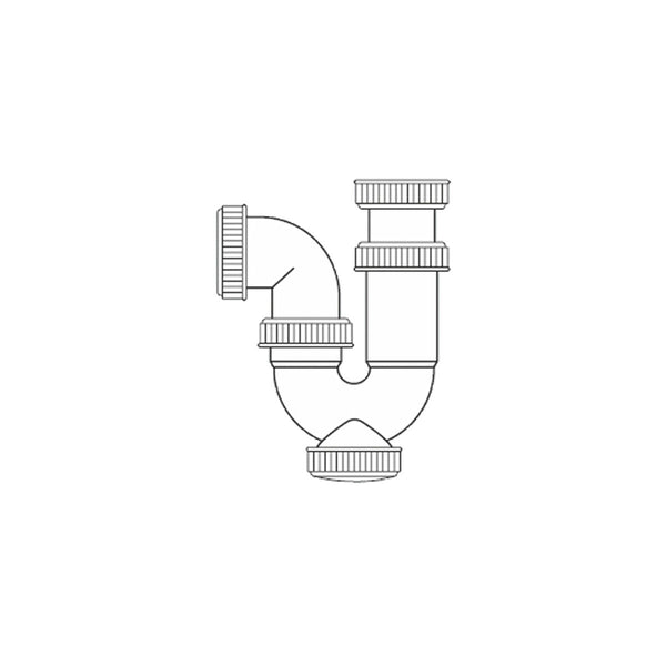 Siphon d'Évier Mirtak PVC