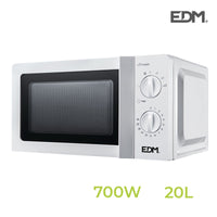 Micro-ondes EDM Blanc Multicouleur 700 W 20 L