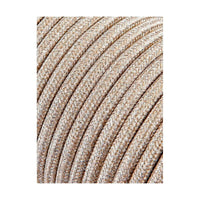 Câble EDM C15 2 x 0,75 mm Beige Textile 5 m