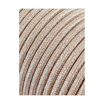 Cable EDM C15 2 x 0,75 mm Beige Textile 5 m