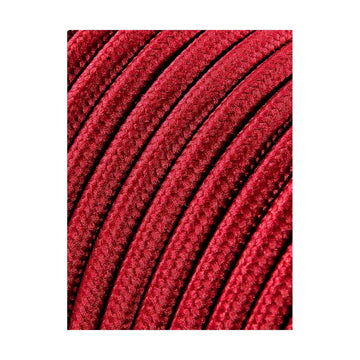 Cable EDM C08 2 x 0,75 mm Burgundy Textile 5 m