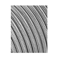 Cable EDM C64 2 x 0,75 mm Silver Textile 5 m