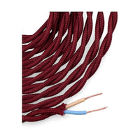 Cable EDM C08 2 x 0,75 mm Burgundy 5 m