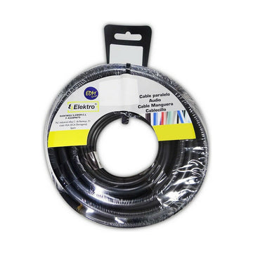 Câble EDM 2 x 1 mm 10 m Noir
