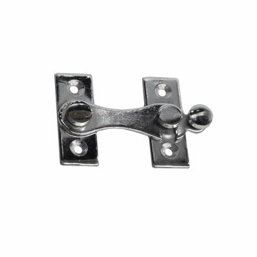 Door latch EDM H-shaped Steel 8 cm Right Chromed