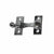 Heurtoir de porte EDM Forme en H Acier 8 cm Gauche Chrome