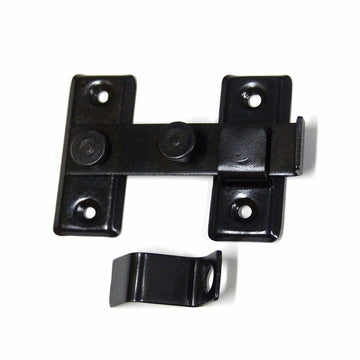 Door latch EDM Reversible Galvanised Steel 8 cm