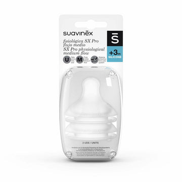 Teat Suavinex Tetina M Silicone M (2 Units)