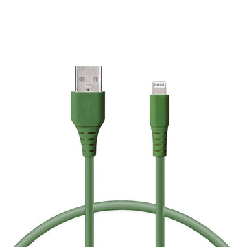 Cavo di Dati/Ricarica con USB KSIX Verde 1 m