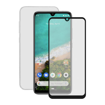 Tempered Glass Mobile Screen Protector + Mobile Case Xiaomi Mi A3 Contact