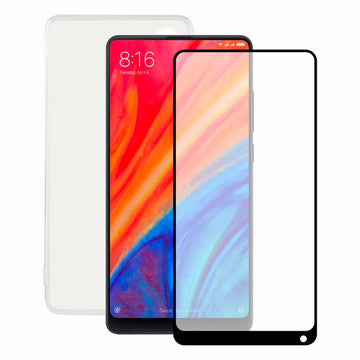 Tempered Glass Mobile Screen Protector + Mobile Case Xiaomi Mi Mix 2S Contact
