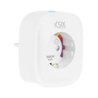Presa Intelligente KSIX Smart Energy Slim WIFI 250V Bianco