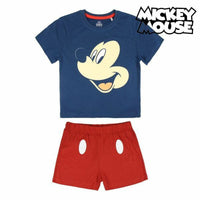 Pigiama Estivo Mickey Mouse 73457 Blu Marino