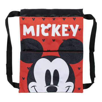 Child's Backpack Bag Mickey Mouse Red (27 x 33 x 1 cm)