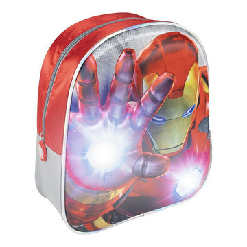3D School Bag The Avengers Red (25 x 31 x 1 cm)
