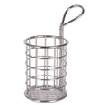 Basket for Presenting Aperitifs Stainless steel Circular (ø 7 x 9 cm)